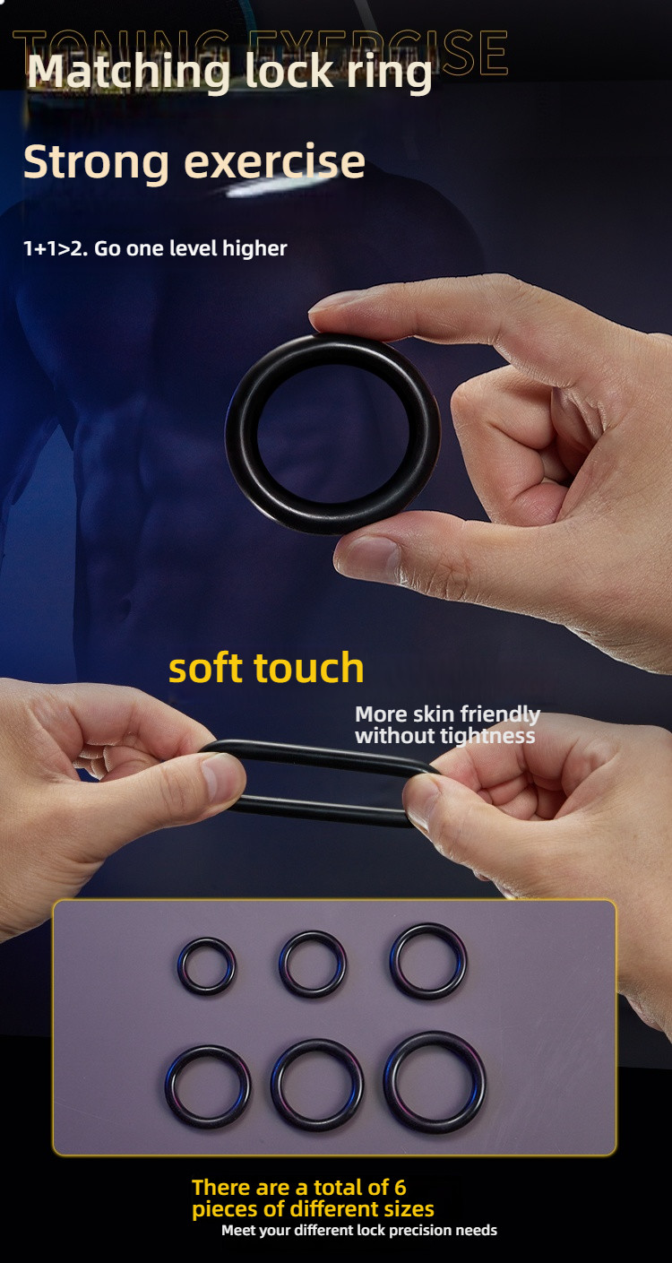 Meijianu suction waterproof temper+coffee colored inner liner+locking ring black