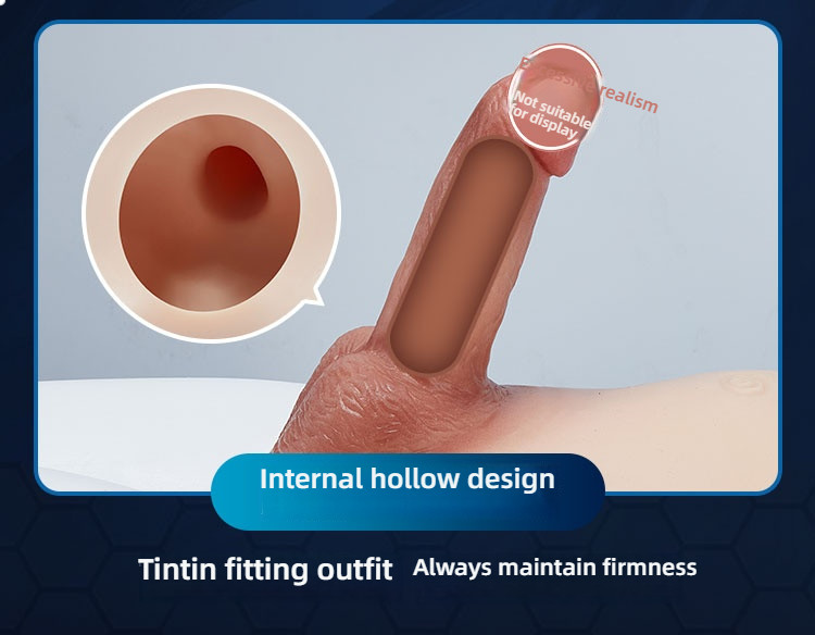 Men's exclusive hip bag hollow wearing penis