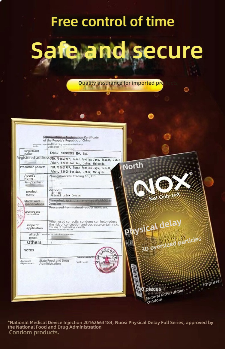 Nuosi Physical Delay (3D Extra Large Particles) 10 pieces