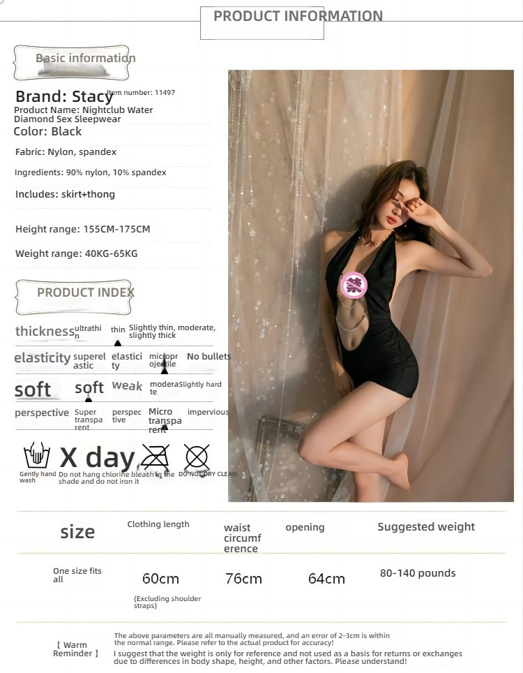 Stacy Nightclub Hollow Sexy Butt Skirt Black