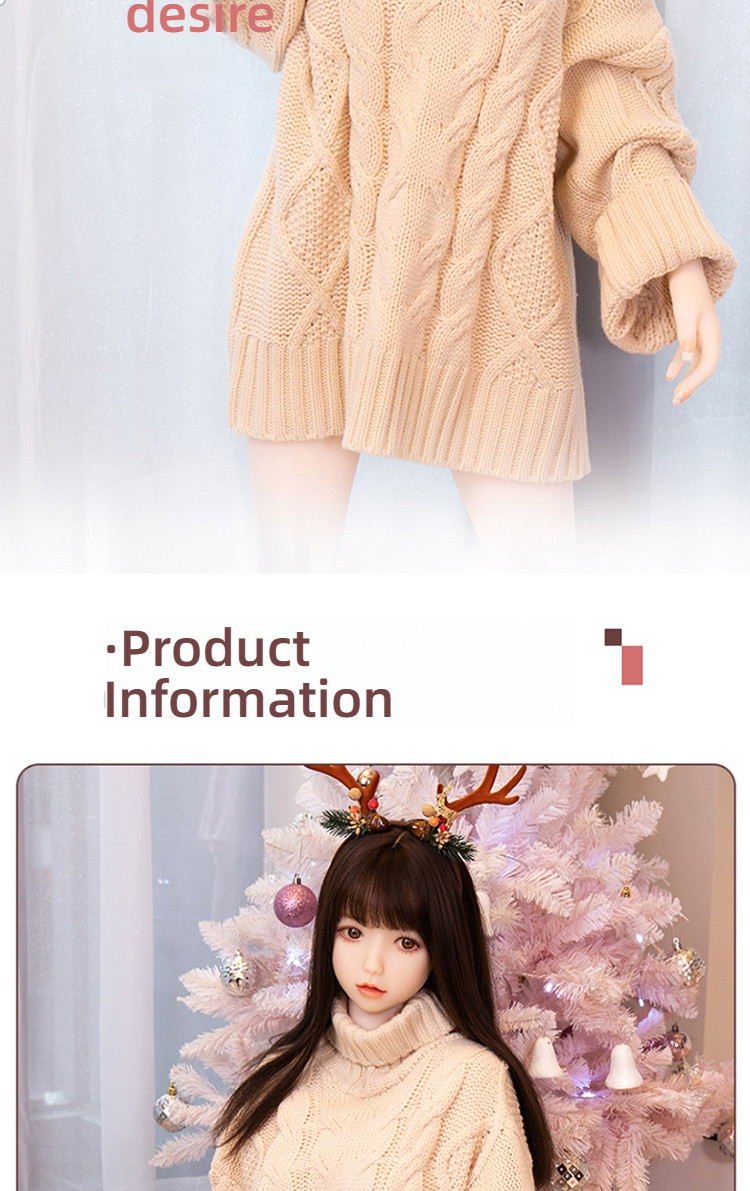 Love Beauty Deer Pinch Suck Pronunciation Jelly Chest Solid Doll 140cm