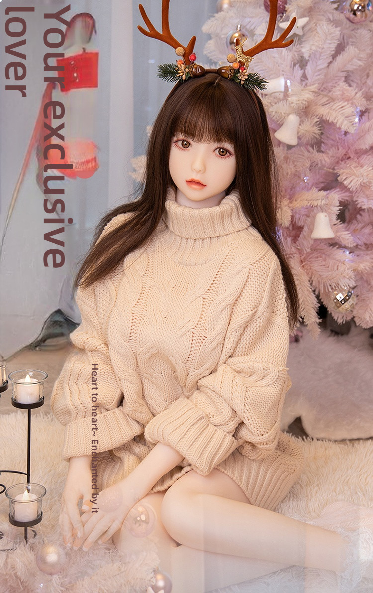 Love Beauty Deer Pinch Suck Pronunciation Jelly Chest Solid Doll 140cm