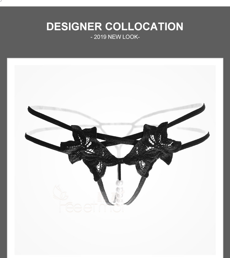 Feimu three-point embroidery hollow steel scam outfit