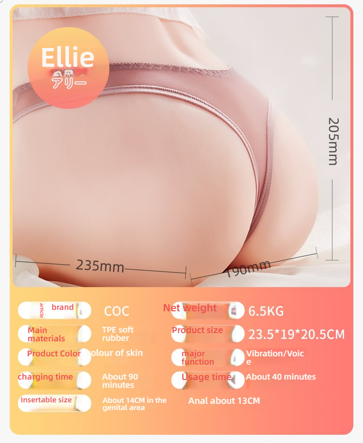 COC Neighbor Amy and Ellie Shocking Voice Hip Model 13 pounds