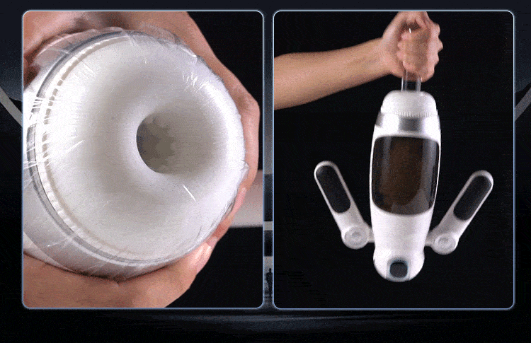 COC Big White Ji Handle Control Stretching Shocking Airplane Cup
