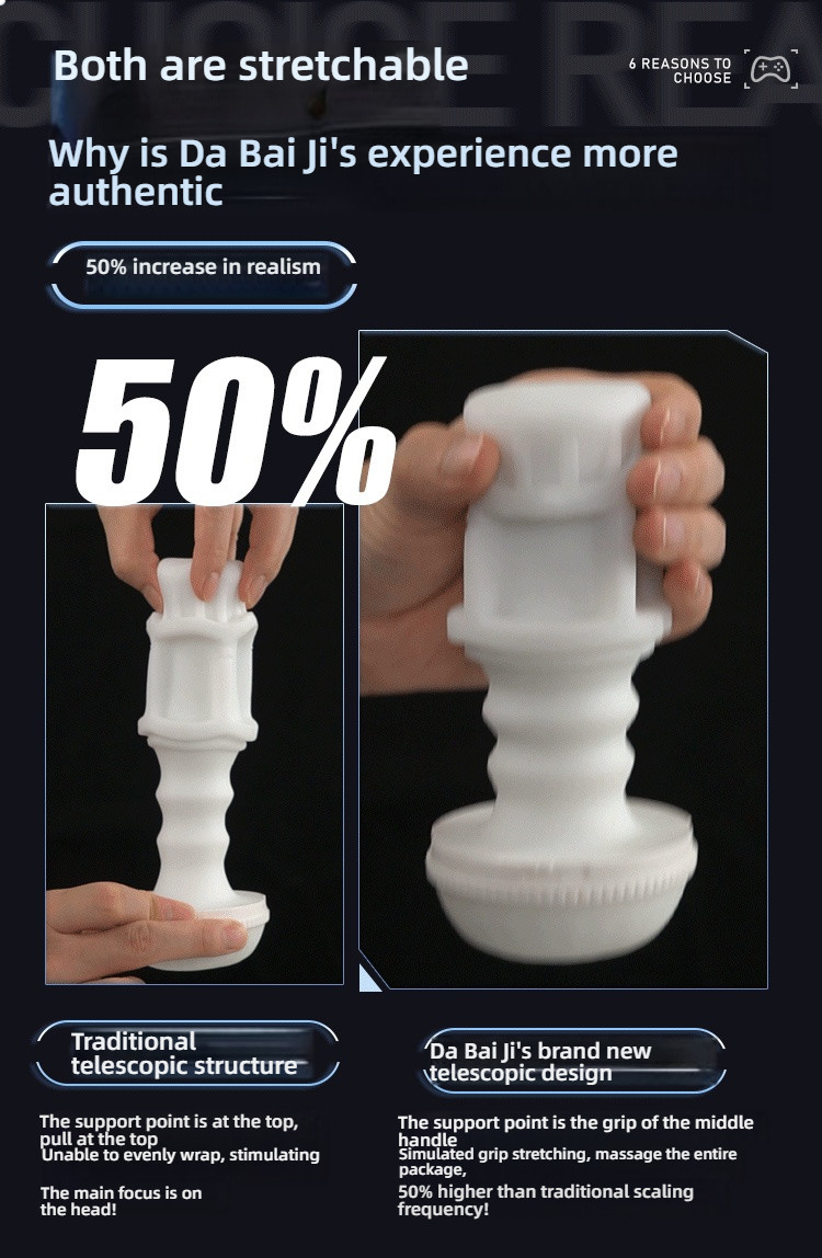 COC Big White Ji Handle Control Stretching Shocking Airplane Cup