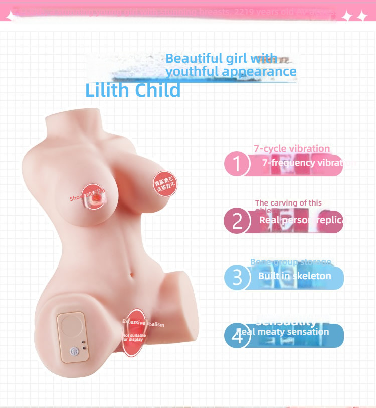 COC Japanese actress Lilith waterproof shock half body doll 6.6 pounds