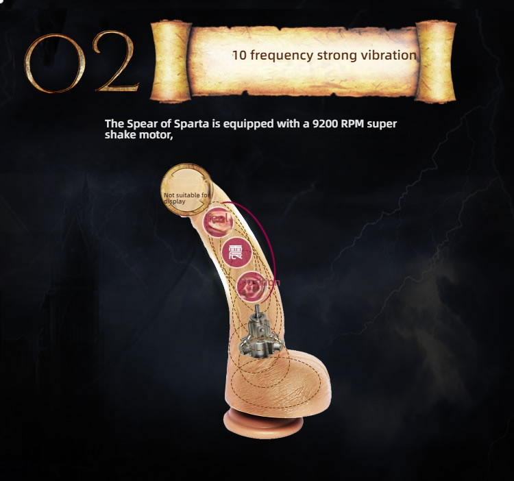 COC Spartan Spear 10 frequency strong earthquake high moral simulation penis