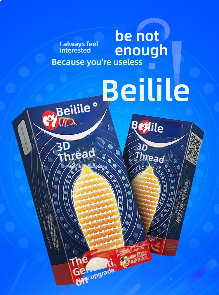 Beilile 3D Wolf Teeth Condoms 10 pieces/box