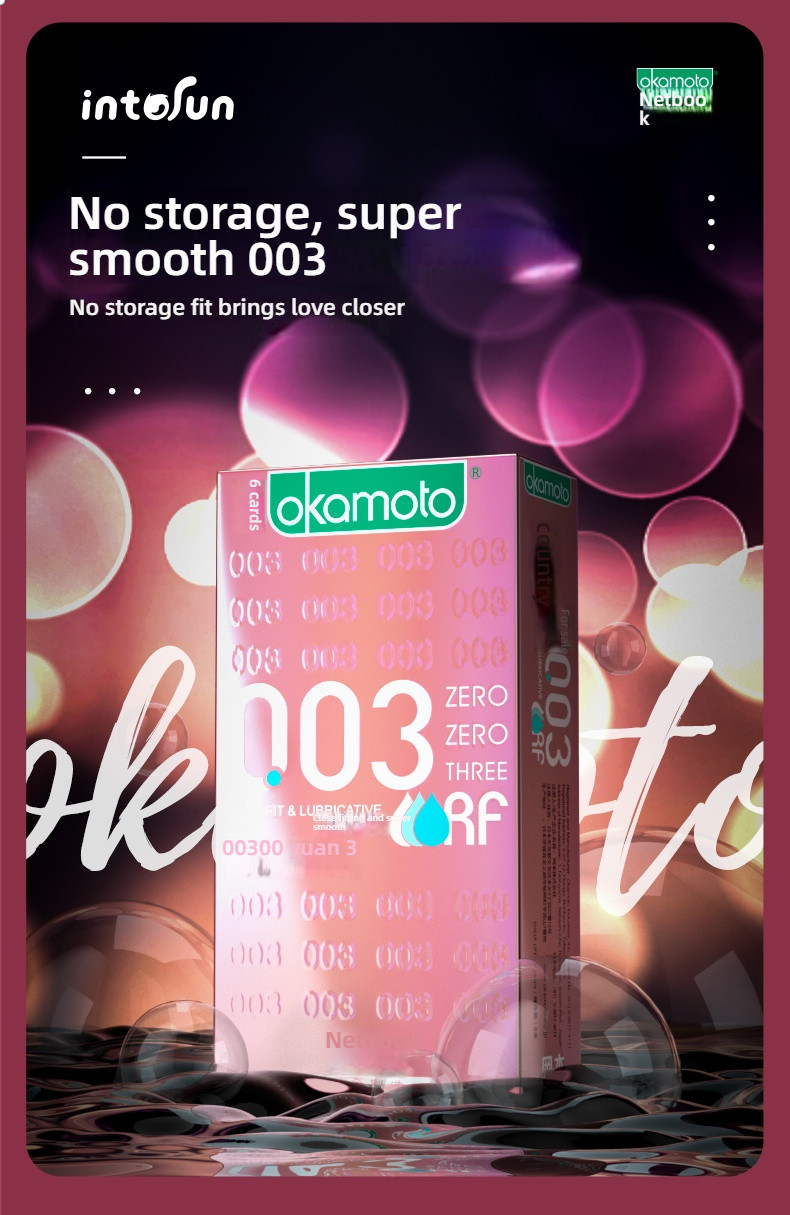 Okamoto 003 series thin condom series