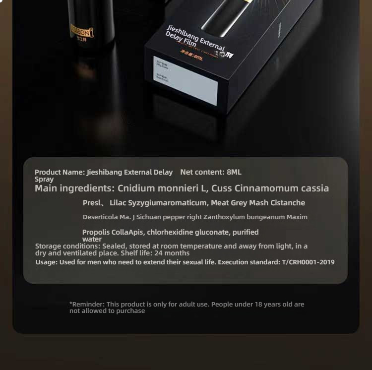 Jieshibang External Delay Spray 8ml