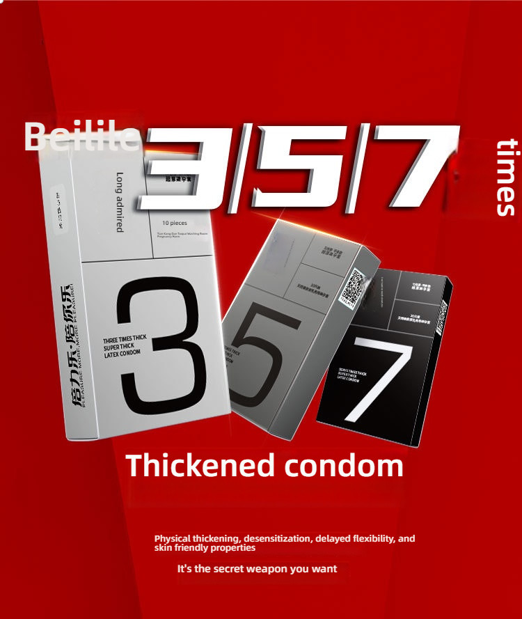 Beilile Super Thick Condom Long Listening Series