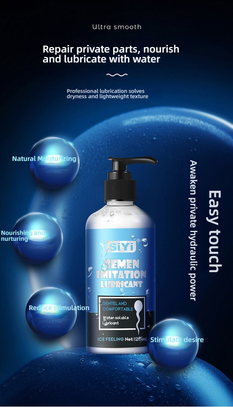 SiYi genuine imitation semen super smooth, heat sensitive, ice sensitive, and posterior lubricating fluid