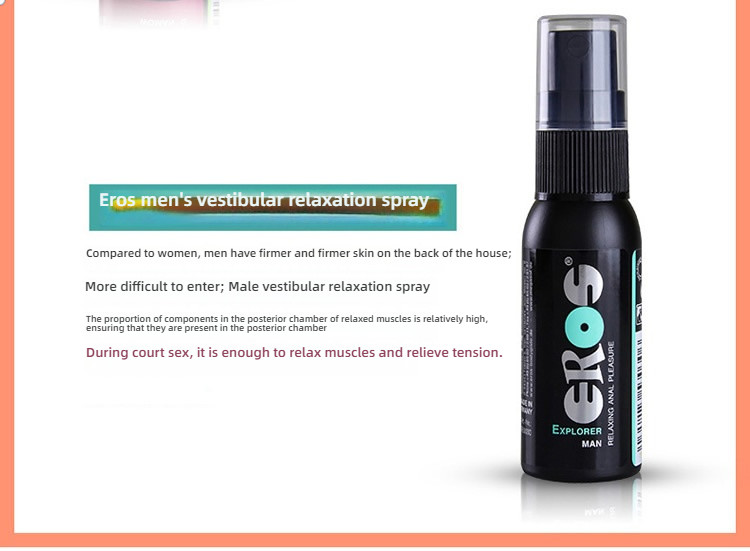Eros Relaxed spray for men and women's backyard