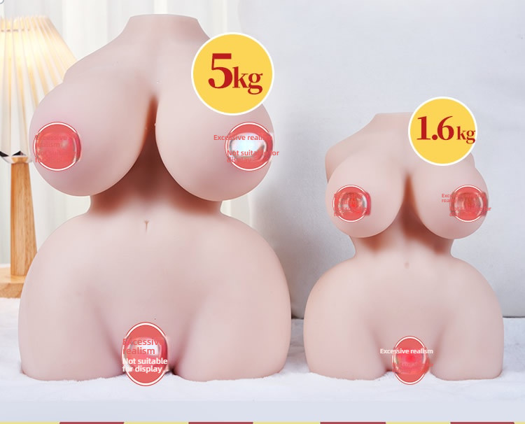 COC Godtail Glass Jelly Milk Shocking Double Channel Half Body Doll 10 pounds