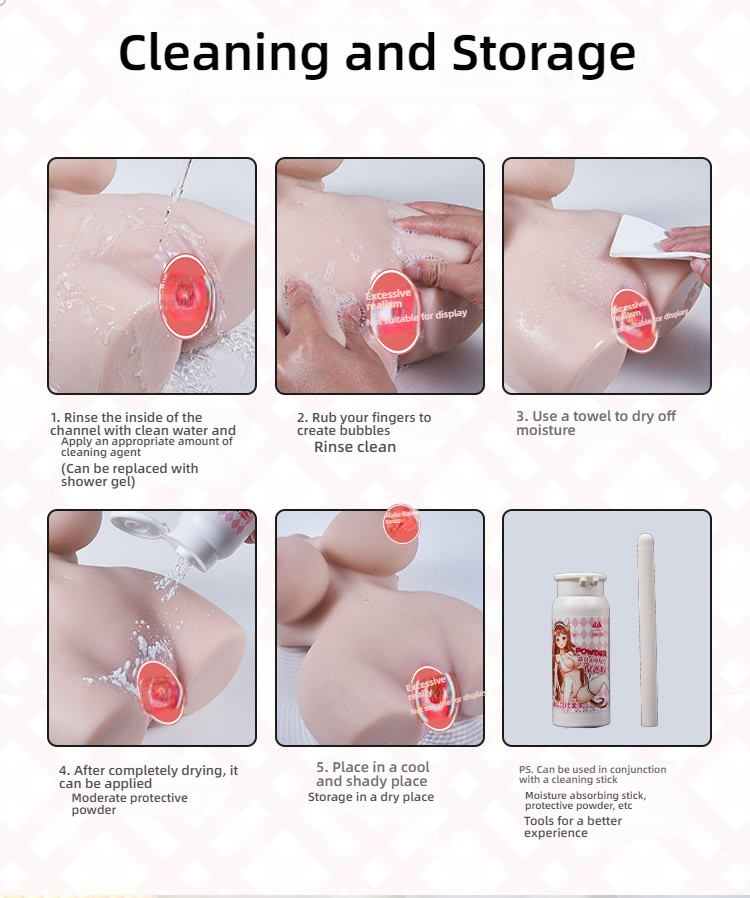 COC Godtail Glass Jelly Milk Shocking Double Channel Half Body Doll 10 pounds