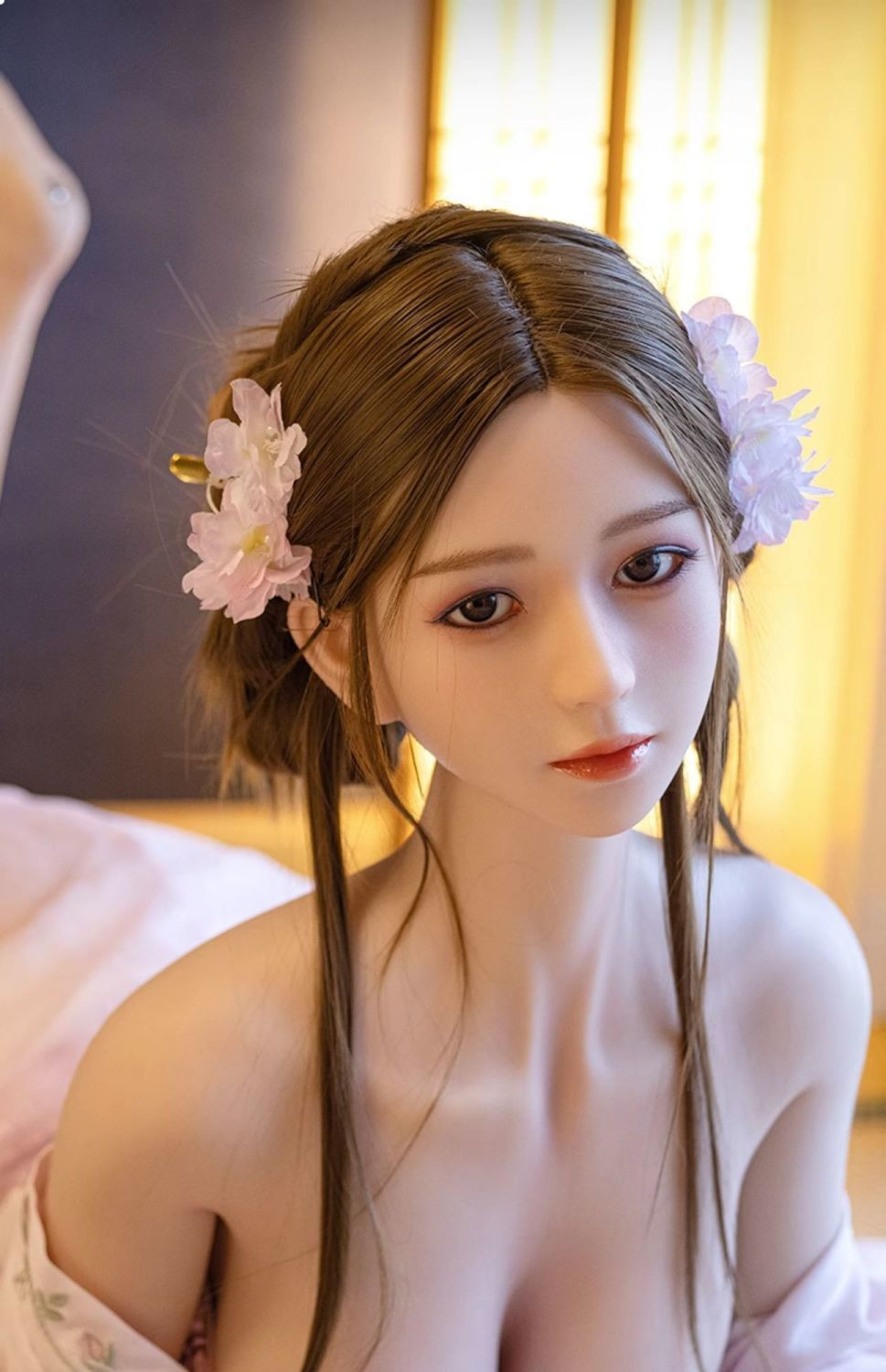 All solid doll, new silicone non inflatable full body with skeleton, wife, big chest, beautiful woman, adult sex toy