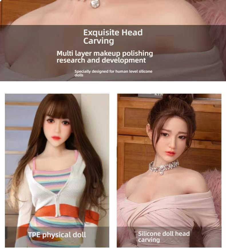 Full body solid doll for men, lifelike version with metal frame, non inflatable doll, adult sexual product, silicone