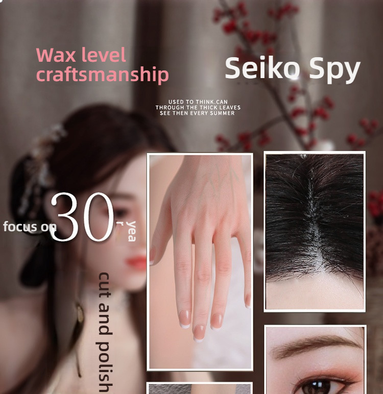 [Direct Drop 2000] Chao Ying Ancient Costume Butterfly Hair Transplant with Silicone Head and Skin Simulation Meridian S