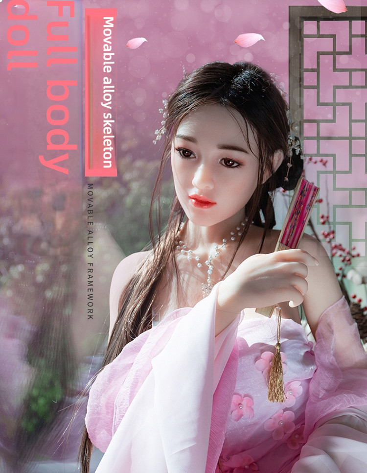 [Direct Drop 2000] Chao Ying Ancient Costume Butterfly Hair Transplant with Silicone Head and Skin Simulation Meridian S