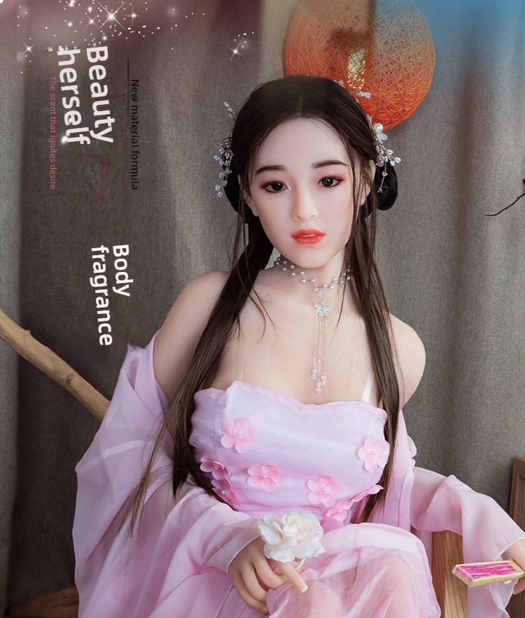 [Direct Drop 2000] Chao Ying Ancient Costume Butterfly Hair Transplant with Silicone Head and Skin Simulation Meridian S