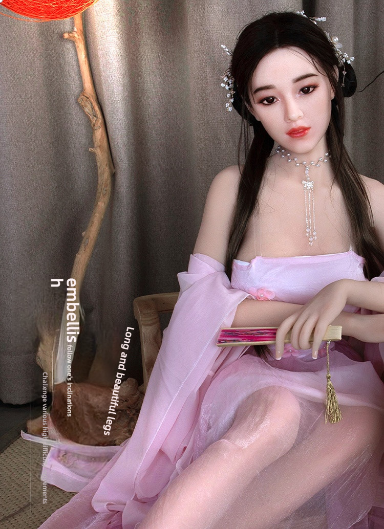 [Direct Drop 2000] Chao Ying Ancient Costume Butterfly Hair Transplant with Silicone Head and Skin Simulation Meridian S