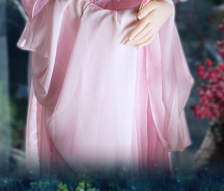 [Direct Drop 2000] Chao Ying Ancient Costume Butterfly Hair Transplant with Silicone Head and Skin Simulation Meridian S