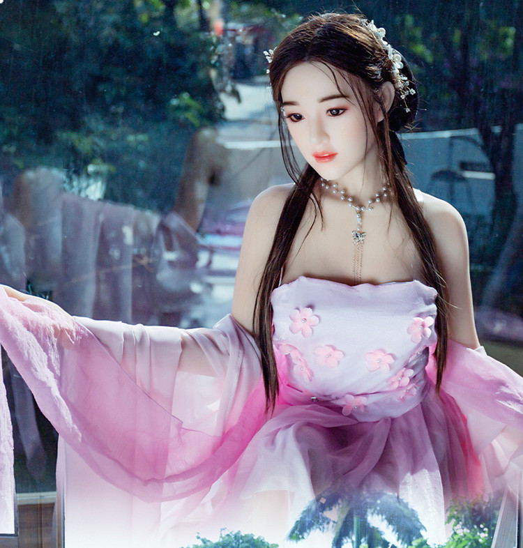 [Direct Drop 2000] Chao Ying Ancient Costume Butterfly Hair Transplant with Silicone Head and Skin Simulation Meridian S