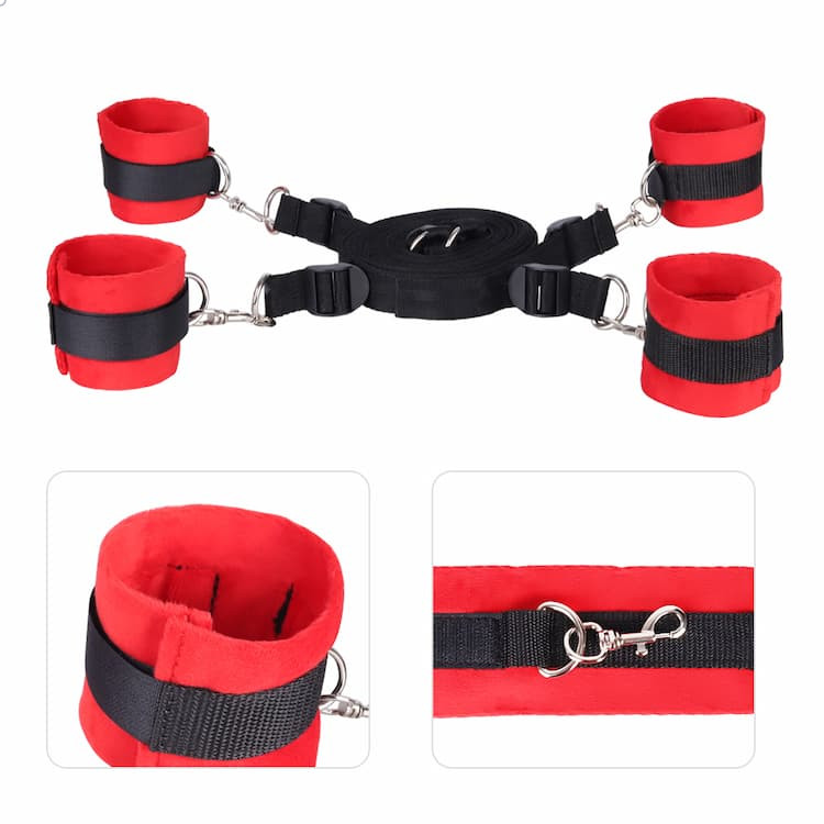 Love rope bed binding master SM bed bundle 4-piece set