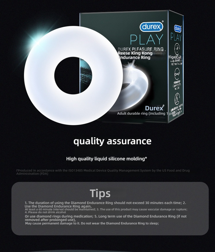 Durex Kong Durable Ring Translucent