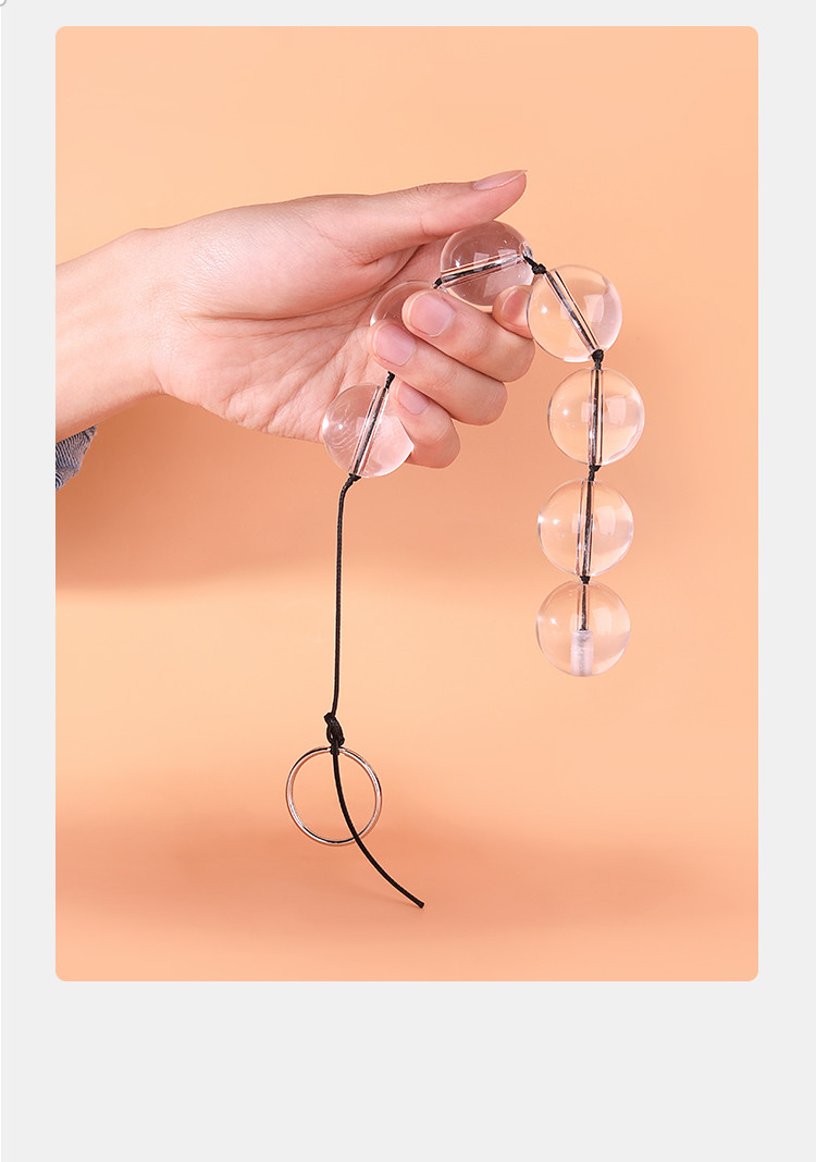 Mysterious Princess Crystal Backcourt Pulling Bead Anal Stopper
