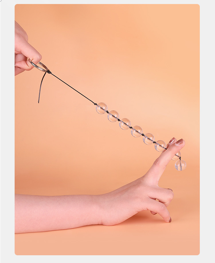 Mysterious Princess Crystal Backcourt Pulling Bead Anal Stopper
