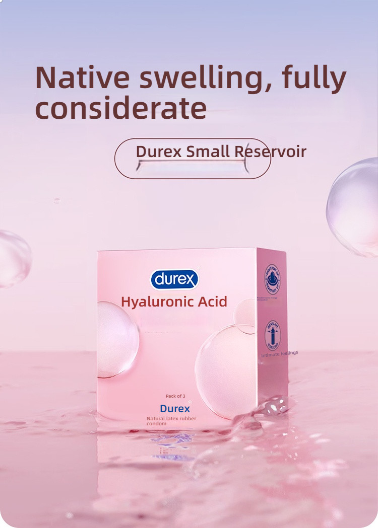 Durex Moisturizing Hyaluronic Acid Ultra Thin Pack 3 Tablets