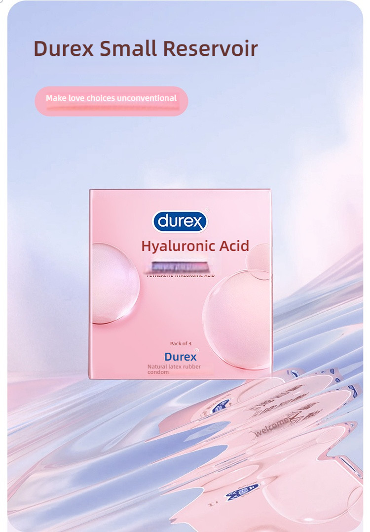 Durex Moisturizing Hyaluronic Acid Ultra Thin Pack 3 Tablets