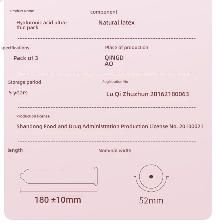 Durex Moisturizing Hyaluronic Acid Ultra Thin Pack 3 Tablets