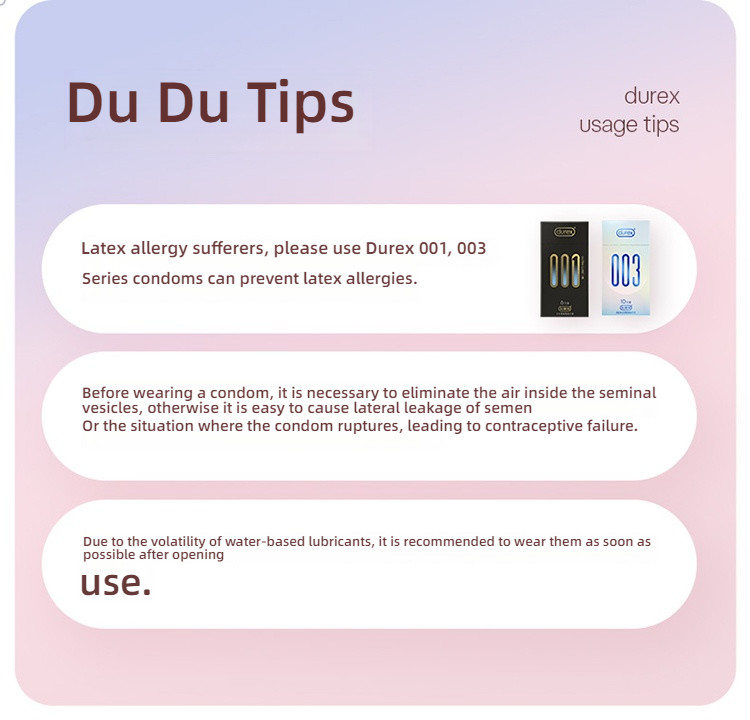 Durex Moisturizing Hyaluronic Acid Ultra Thin Pack 3 Tablets
