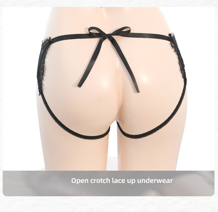 Fei Mu Mi Milk Beauty Lace Open Crotch Three Point Style