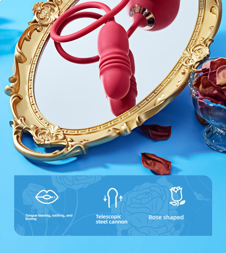 Romantic Flower Milk Yin Multi use Stretching Sucking Shock Device