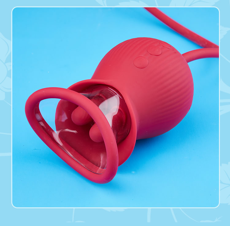 Romantic Flower Milk Yin Multi use Stretching Sucking Shock Device