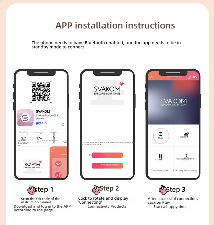 SVAKOM Swakon Lotus Stretching Jumping Egg APP Version