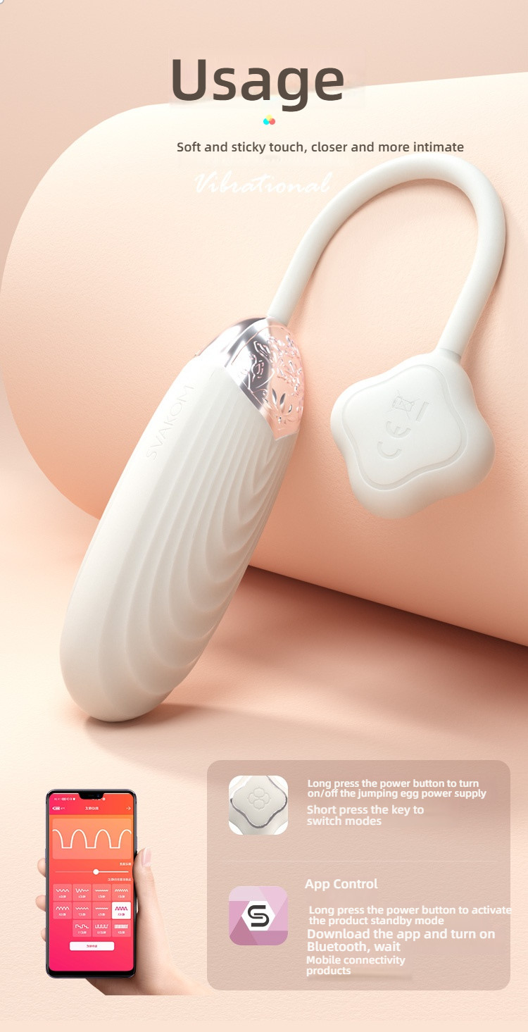 SVAKOM Swakon Lotus Stretching Jumping Egg APP Version