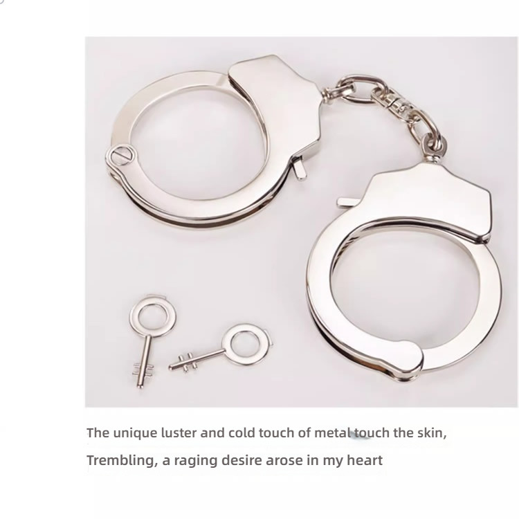 RoomFun restrained alloy handcuffs black