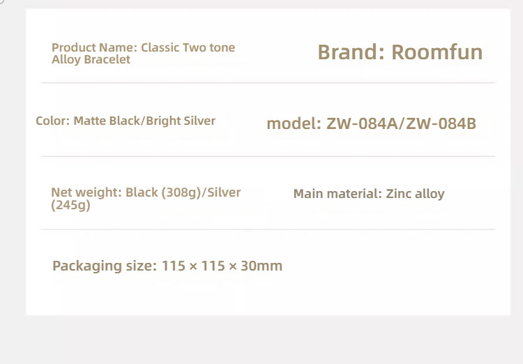 RoomFun restrained alloy handcuffs black