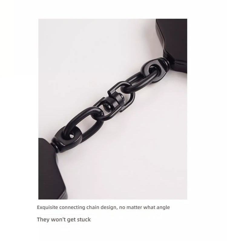 RoomFun restrained alloy handcuffs black