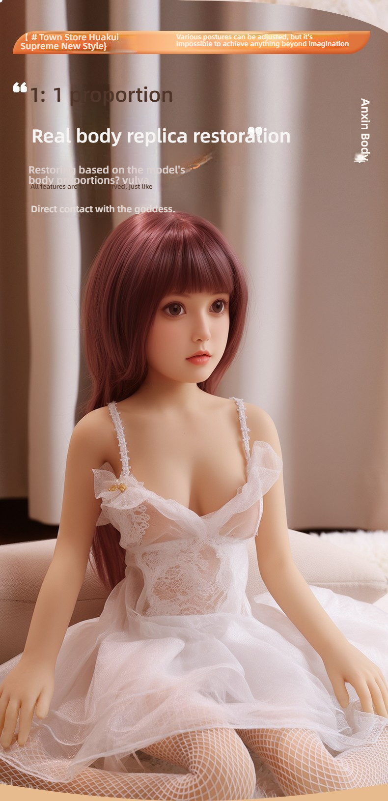 Zhendian Huakui - Spray Nose Grass 100cm Joint Solid Doll (L100-01)