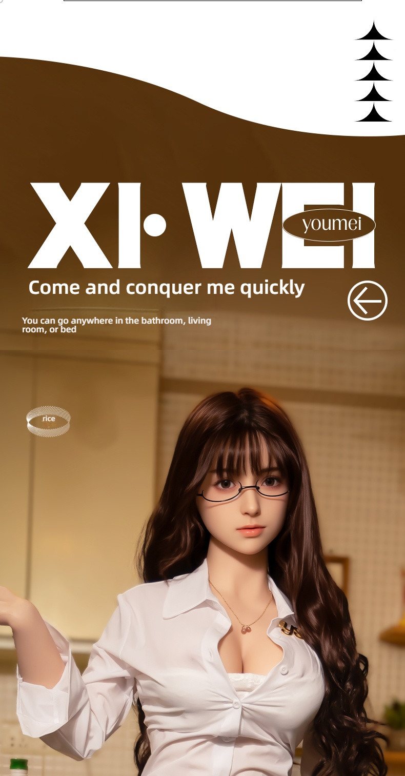 Pure Desire Girlfriend - Xiwei Silicone Hair Transplant 158cm Solid Doll G076 (Mouth Love+Mouth Love Sucking+Sound+Heati
