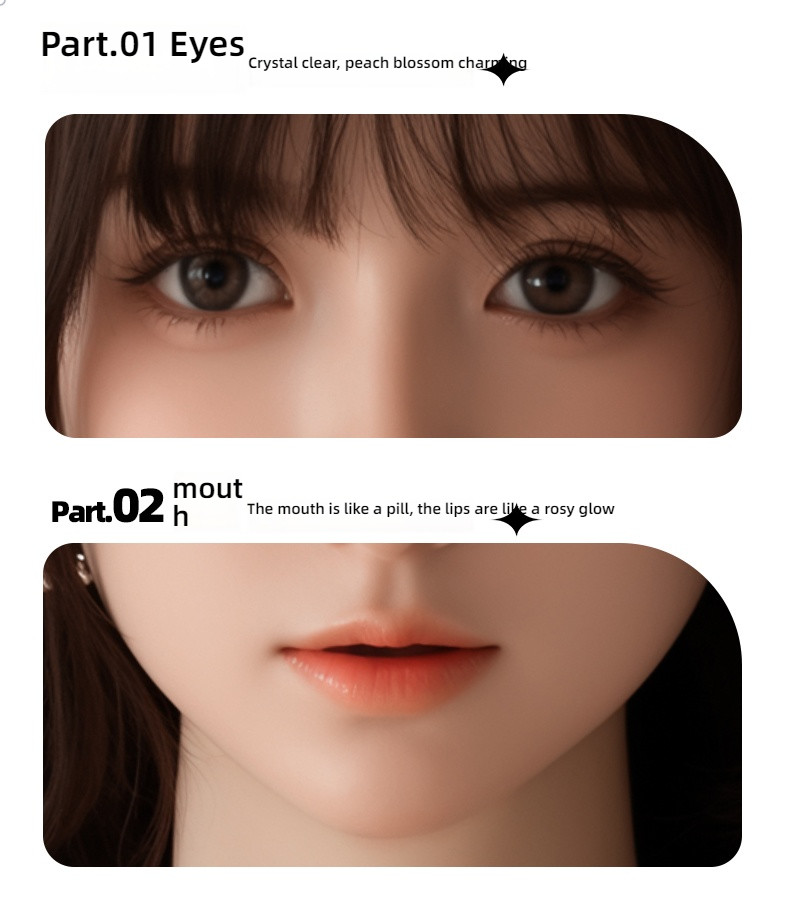 Pure Desire Girlfriend - Xiwei Silicone Hair Transplant 158cm Solid Doll G076 (Mouth Love+Mouth Love Sucking+Sound+Heati