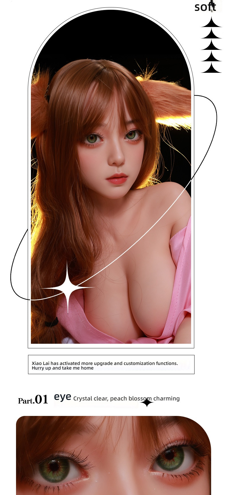 Physical Doll Deep Mountain Fox Demon Sister - Ruoli 110cm