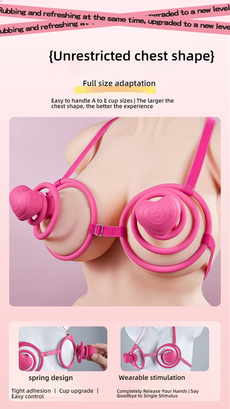 N01 Love Spring Breast Stimulator 10 Frequency Shock Absorption Massage