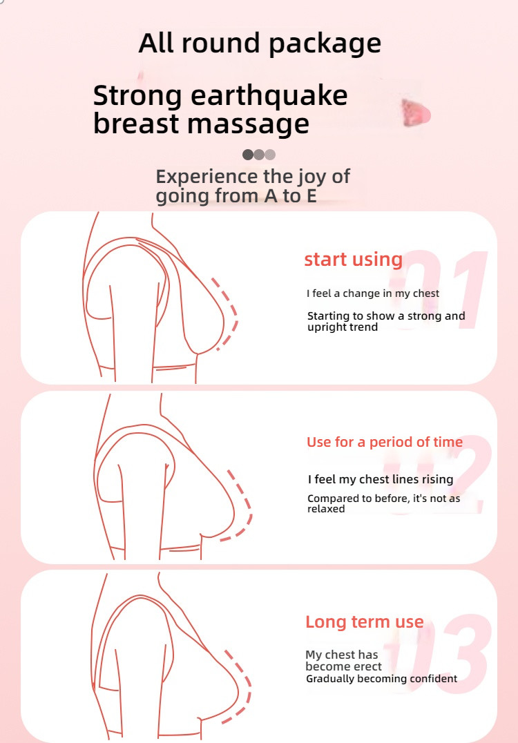 N01 Love Spring Breast Stimulator 10 Frequency Shock Absorption Massage